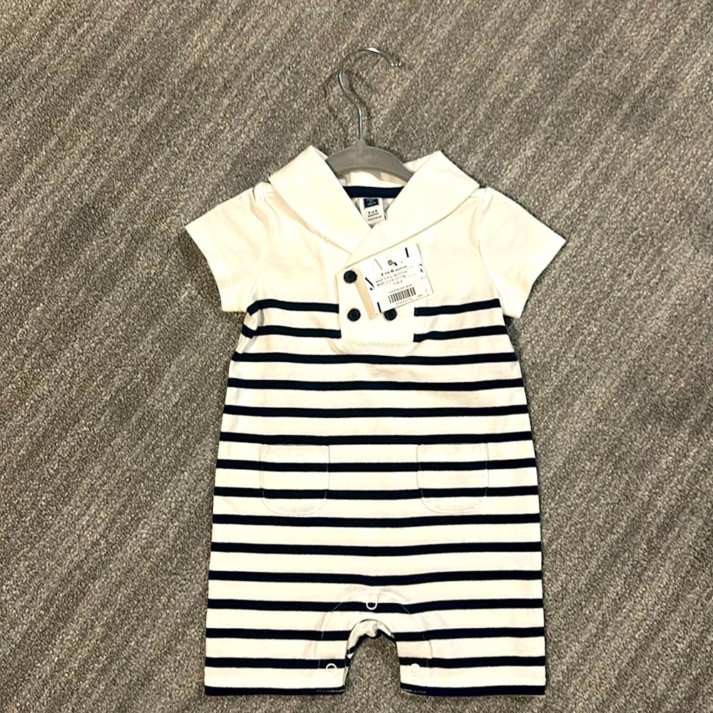 Janie and Jack nautical onesie